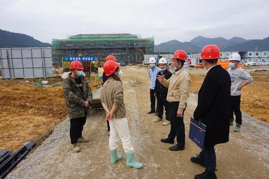 市亚美AM8AG公司向导赴八都职教园开展春节前质量和清静检查指导事情